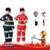 Kid's Fireman Uniform Costume Set For Kindergarten Role Play