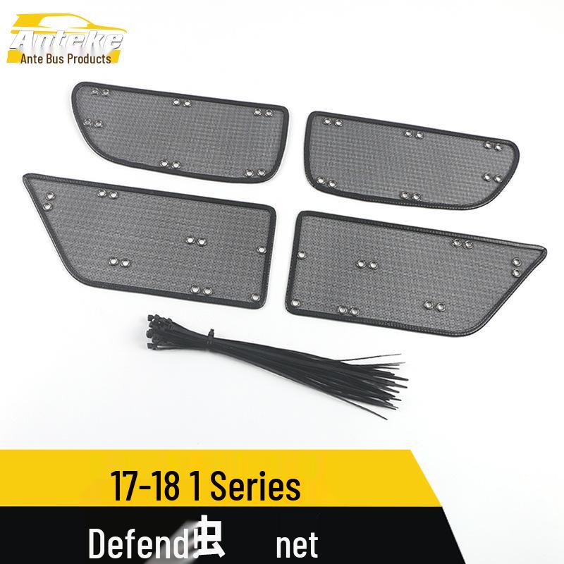 Compatible with 17-18 1 Series M Sport: Insect Screen Sequins & Diamond Mesh Radiator Panel Accessories.