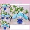 Adorable Hatsune Miku Plush Doll Keychain Soft Toy Cartoon Character Bag Charm