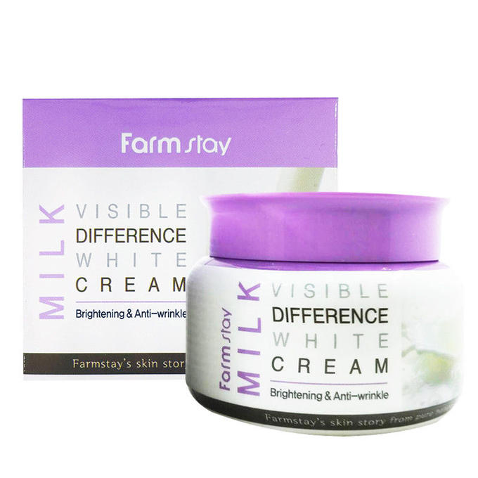 Farm Stay Milk Visible Difference White Cream 100g+ RANDOM GIFT