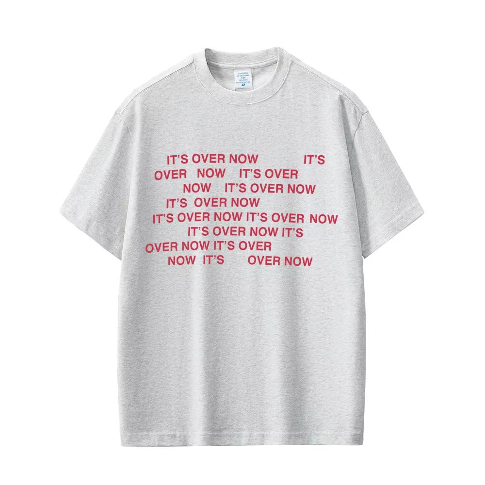 Everything I Wanted Its Over Now Merch Tshirt Men Women 2026 Fashion Pop Music T Shirts Male Casual Short Sleeve Top