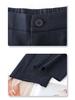 Women's Khaki High Waist Wide Leg Cropped Pants - Spring/Autumn 2025 Casual Slimming Trousers