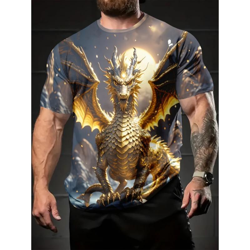 Streetwear Mens Clothing 3D Printed Graphic T Shirts Round Neck Short Sleeved Tees New in Tops Casual Funny T Shirt for Men