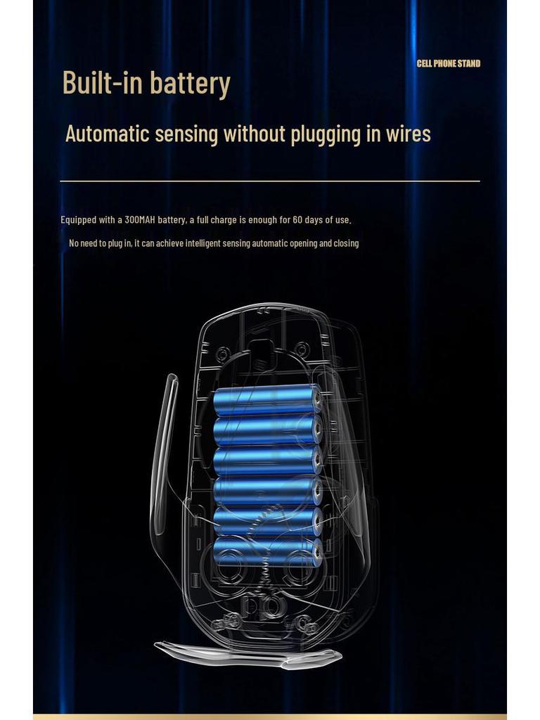 Compatible MG Car Wireless Fast Charging Phone Holder for MG3, MG6, ZS, EZS, HS, ONE Models.