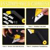 9-Piece Grouting Tool, Door And Window Floor Seam Glass Glue Cleaning Hook Knife, Seam Cleaner Seam Saw Knife Direct Sales