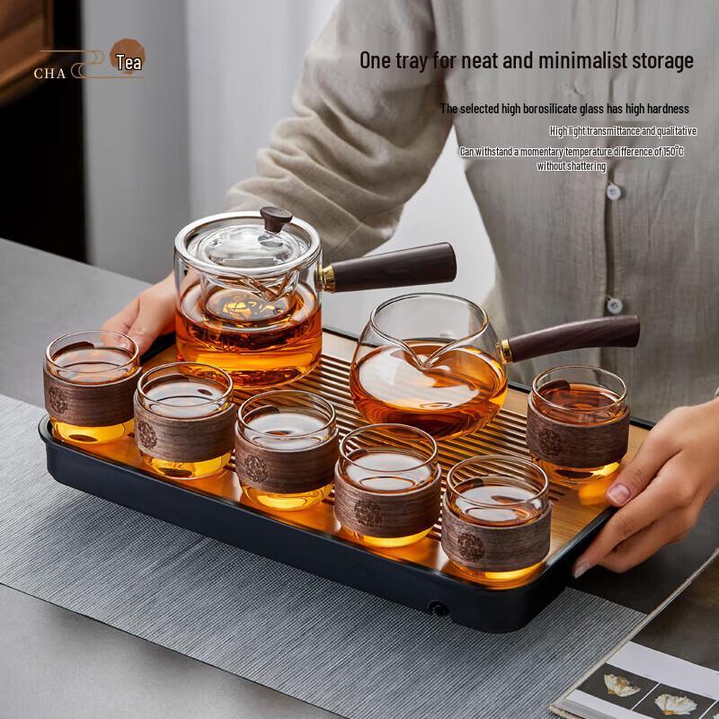 Heat-Resistant Glass Kung Fu Tea Set