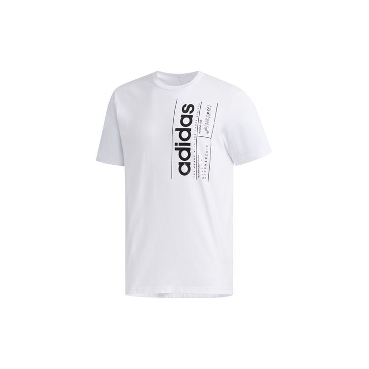 

Adidas Brilliant Basics Short-Sleeve T-Shirt Men Tops White FM6088 M
