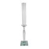 Crystal Single-Head Candlestick for Wedding and Event Decor - High Glass Tube Candle Holder