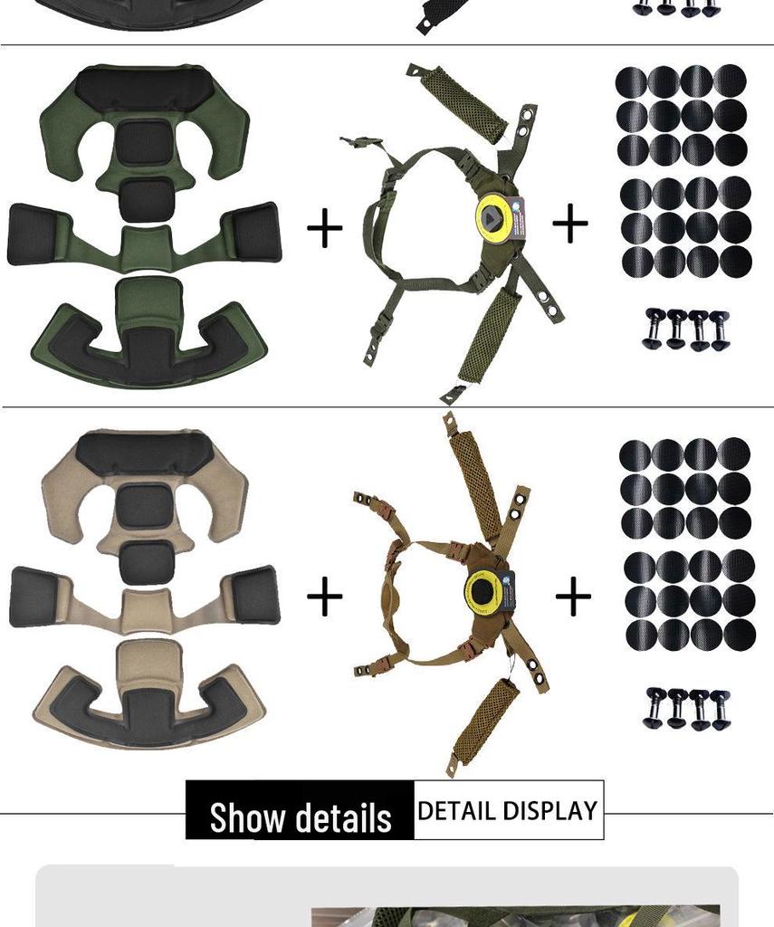 Wendy Tactical Kevlar Helmet Suspension System
