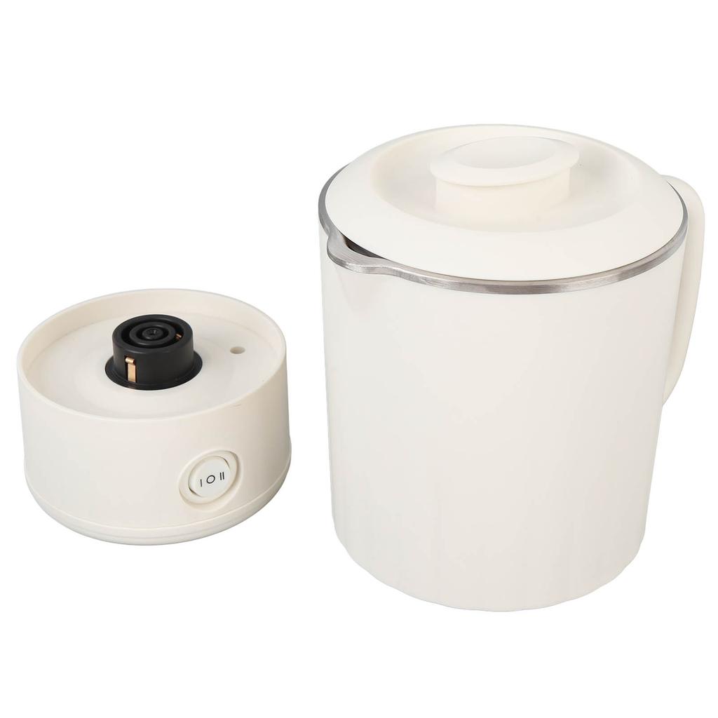 Reise-Wasserkocher 600 ml Fassungsvermögen 600 W Schnelles Erhitzen Edelstahl Tragbarer Heißwasserkocher