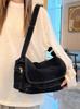 Versatile Denim Crossbody Shoulder Bag - Large Capacity Handbag for Casual or Commute