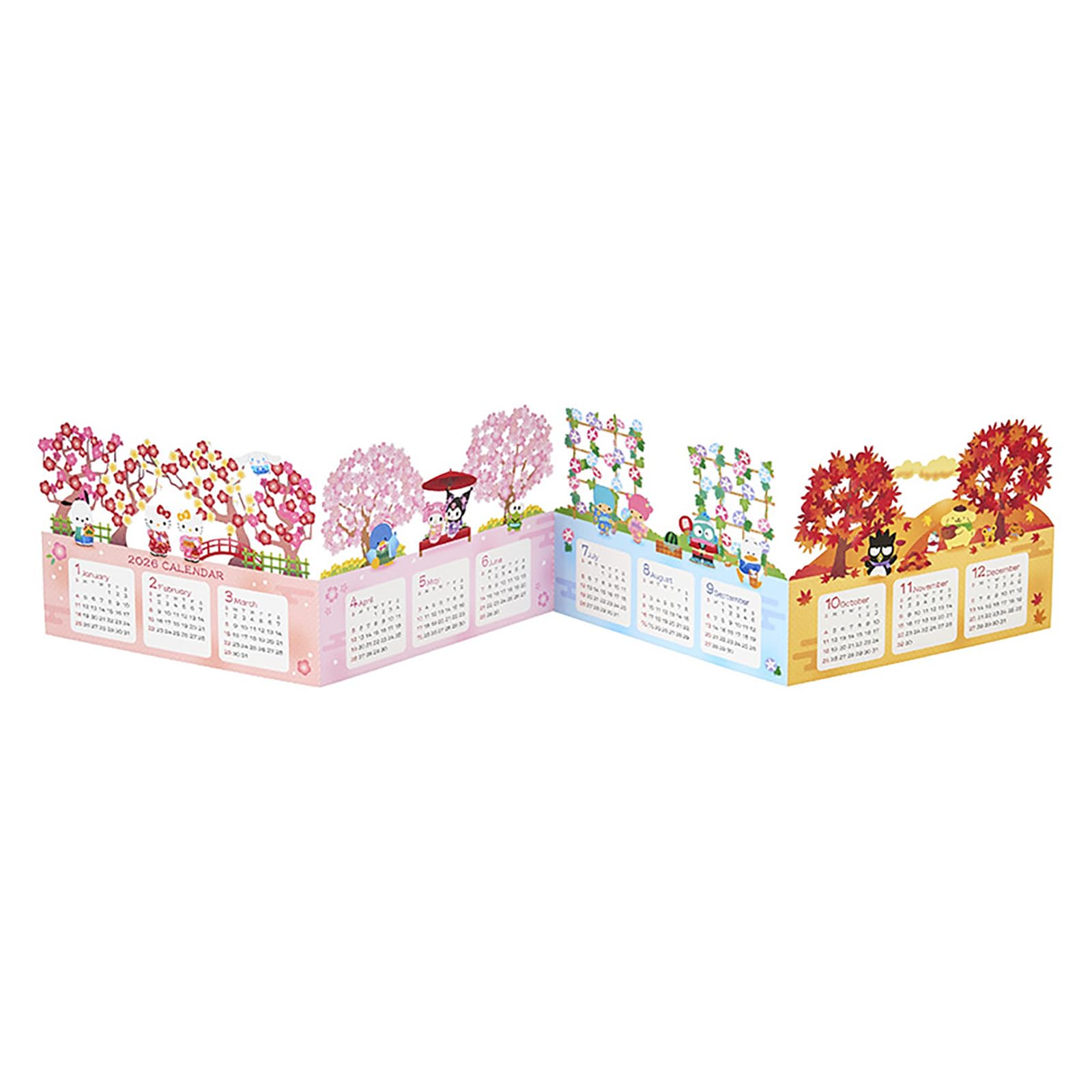 Sanrio Christmas Card Message Card Japanese Style Christmas Sanrio Characters Calendar JXJ 239224 21-5 розовый