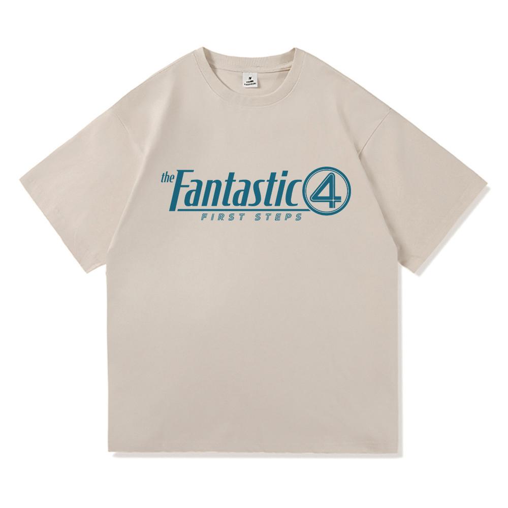 The Fantastic Four First Steps T Shirt 2025 Movie Women Clothing Harajuku Unisex High Quality Cotton Tops Gifts Graphic Tshirts