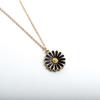 Daisy Flower Necklace Gold Plated Boho Choker