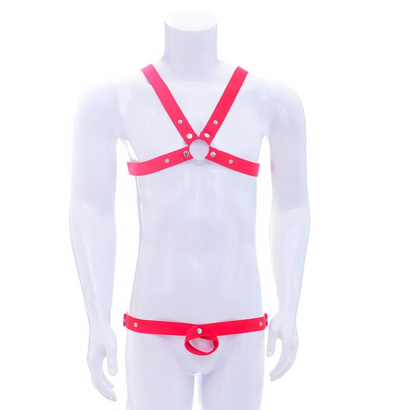 Men's Sex Underwear Men's Split Sex Thong Bondage Suit
