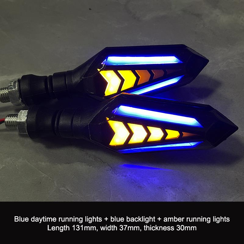 

Двухсторонние плавные указатели поворота для мотоциклов Honda Cbr600Rr Cbr954Rr Cb1000R Cbr1000Rr Cbr1100Xx. синий