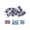 10PCS DIY Square Small Photo Display Frames Creative Transparent Decorative Refrigerator Magnet Kits Frame Blank Inserts