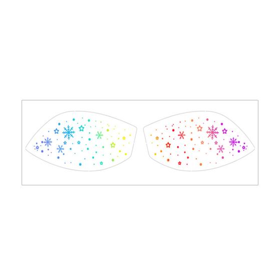 Metallic Eye Tattoo Stickers, Waterproof Temporary Freckle Decals, Sparkling Foil Eye Makeup for Festival Party, Glitter Face Art