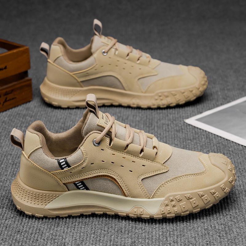 

Men s shoes, new outdoor construction site work clothes, labor protection shoes, anti-slip, wear-resistant, sports and leisure hiking shoes 44