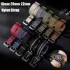 18mm 20mm 22mm New Ribbed Nylon Watchband Nylon Watch Strap for Omega for Military Watch Band Bracelets Watchband Accessories