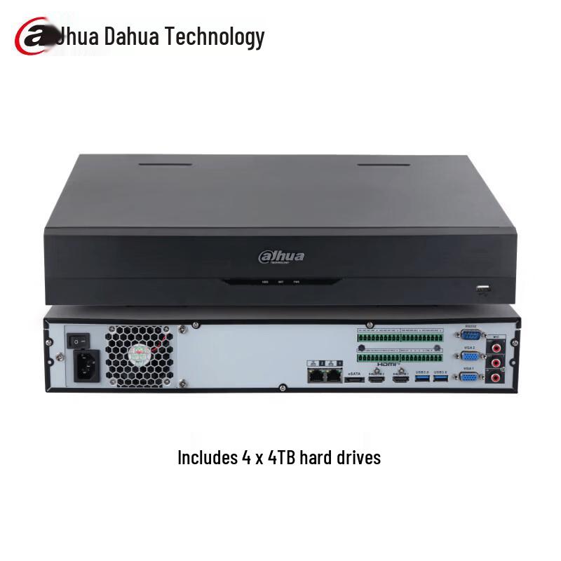 Dahua 32-Channel 4-Bay NVR Pro Series CN plug (adapter included)