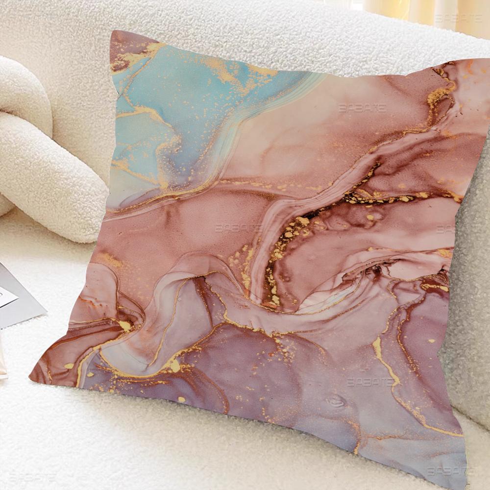 

Marble Fashion Cushion Cover Decorative Pillow Sofa Home Decor Case Pillow Cases 16x16Inch