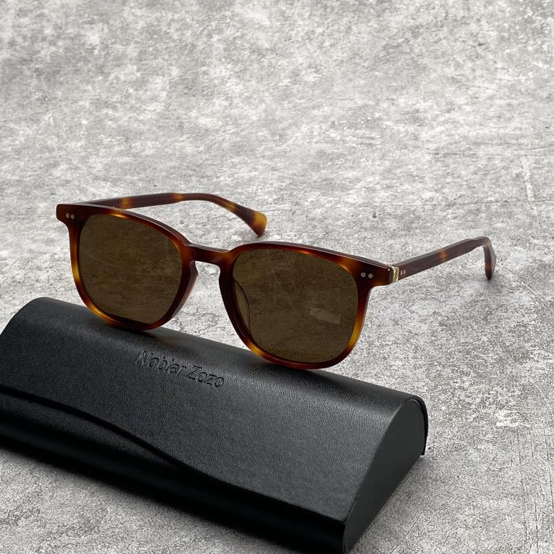 High quality retro square sunglasses for men and women High Street acetic Acid frame UV protection uv400 colored lens glasses