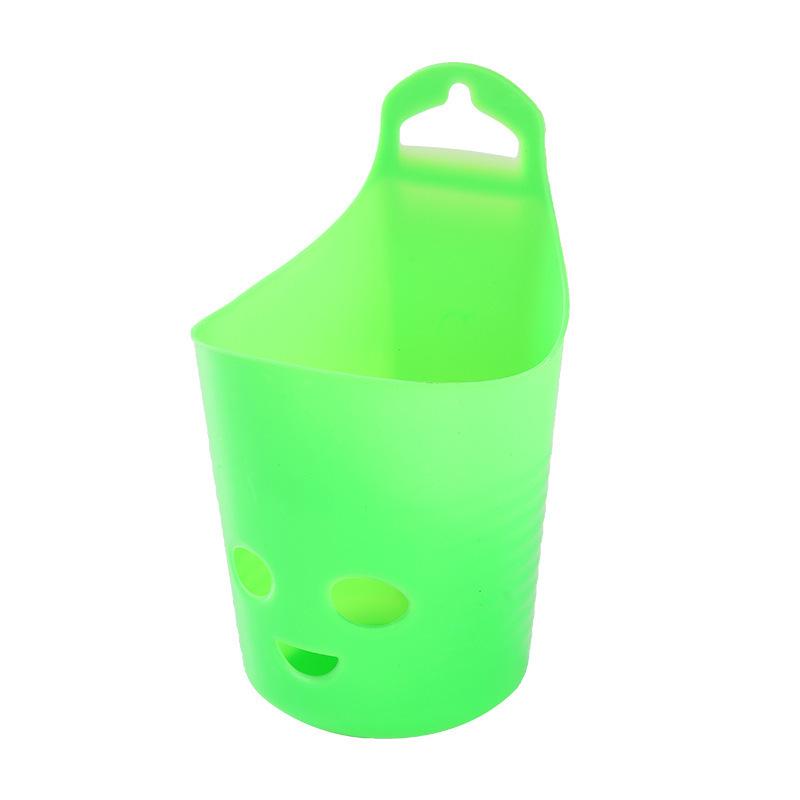 Smiley Face Wall-Mounted Bathroom Storage Basket