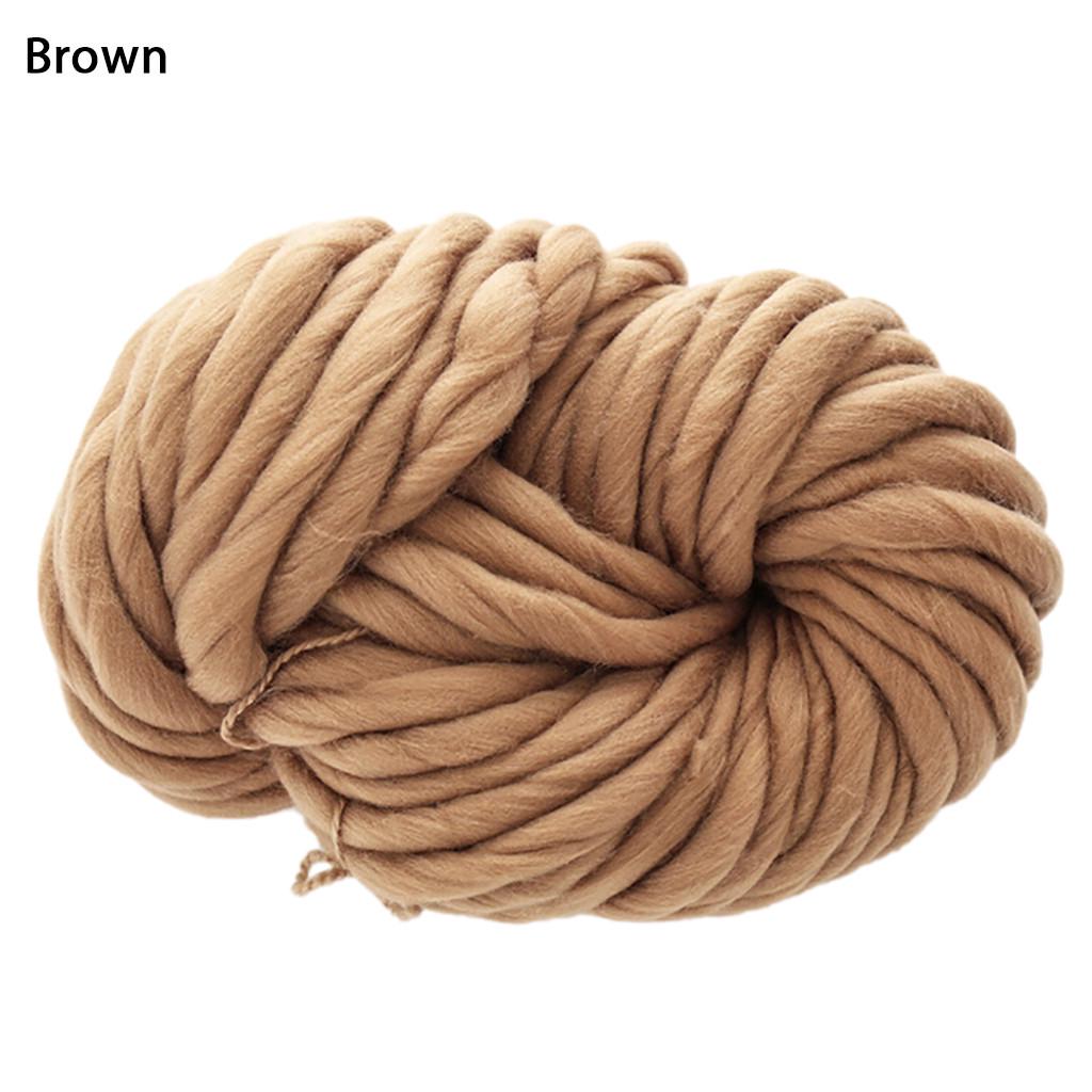 Chunky Soft Wool Yarn Scarf Knit Thickness Warm Hat Household Supplies