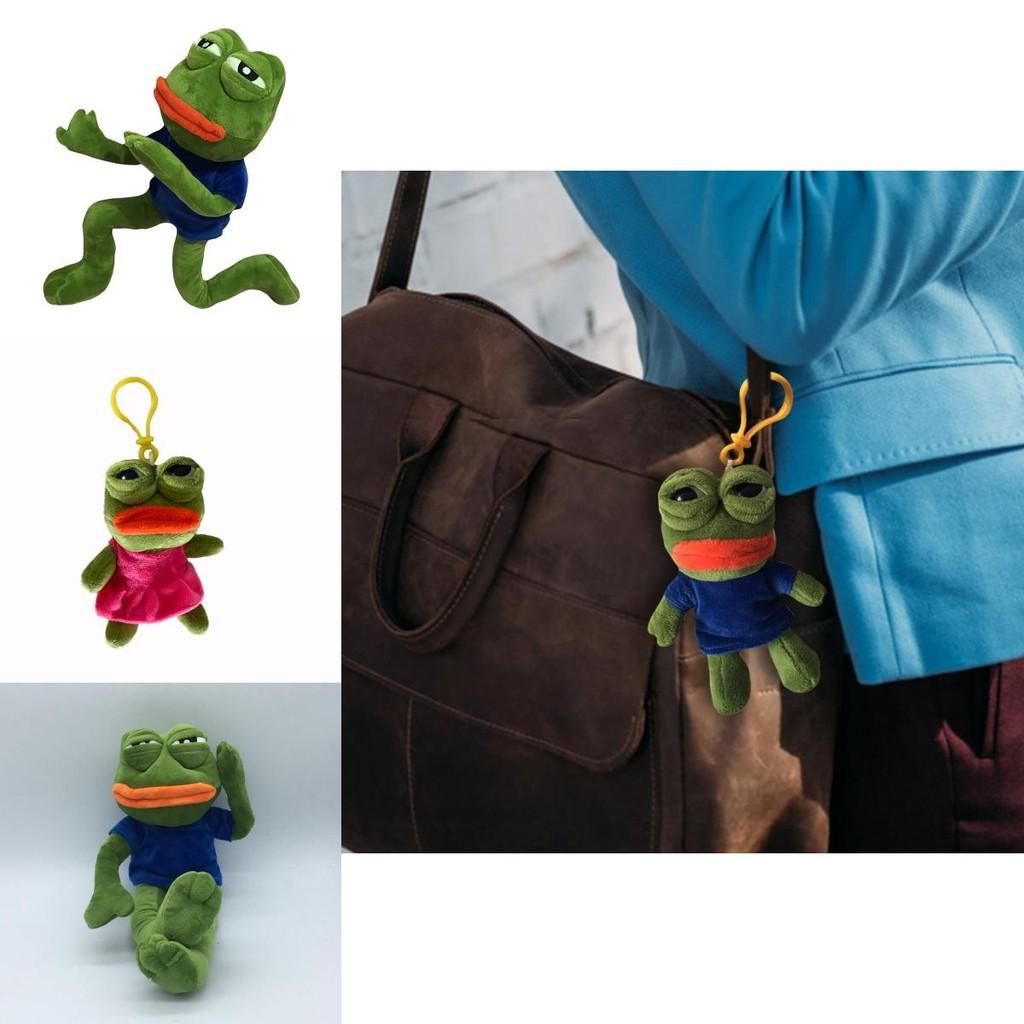 Soft Pepe The Frog Plush Toy Stuffed Animal For Kids And Adults