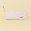 2025 new pencil case popular INS simple large capacity canvas middle school student stationery box portable pencil bag niche