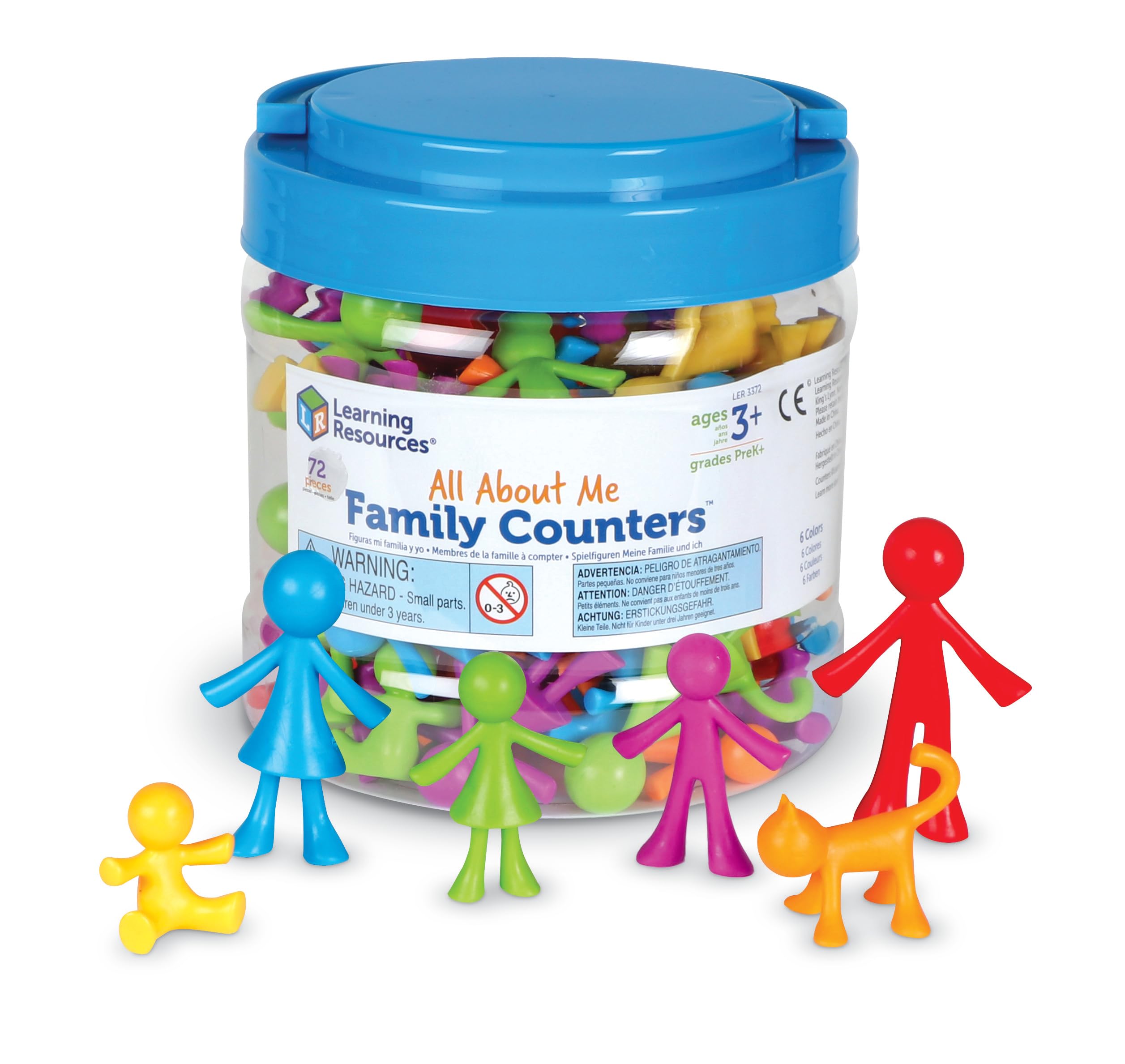 

Learning Resources Colorful Counter LER3372 Authentic My Family