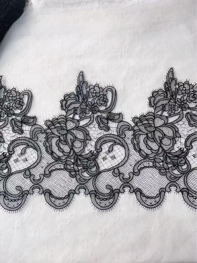 Handmade Hollow Fishnet Lace Trim for Wedding Veil Decoration