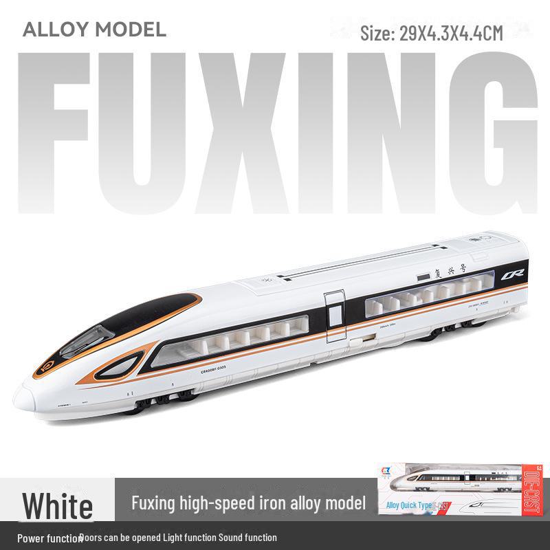 

Модель скоростного поезда Fuxing из сплава - игрушка для сборки и моделирования для мальчиков