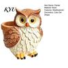 Small Terrace Decor Cute Cartoon Owl Planter, Resin Planter Pot, Decorative Vivid Bird Shape Pot Plant for Succulents, Indoor Garden Balcony