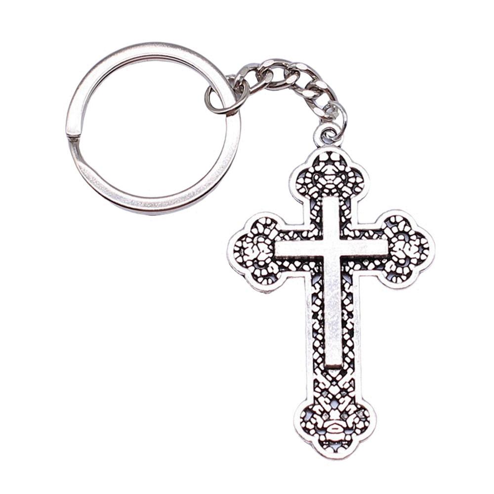 Portachiavi con Ciondolo Croce Ankh Amuleto Egiziano Portachiavi Anello 28mm