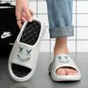 Slippers Men's Summer Home Indoor, Foot Massage Flip-flops Outside Wear Non-slip Fashion Sports Large Size Beach A Word Drag