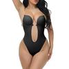 Seksowny biustonosz typu body shaper z odkrytymi plecami, kobiety, głębokie V, stringi, bielizna modelująca, niski tył, niewidoczna bielizna push-up, jednoczęściowy kostium