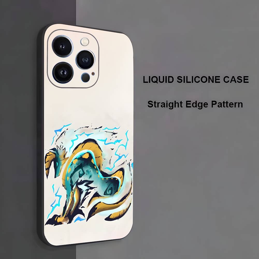 

Monster Z-Zinogre Hunter Phone Case For iPhone 17,16,15,14,13,12,11 ,Pro Max,XS,X,XR,SE,Mini,8,7,Soft Silicone Black Cover iPhone17PRO