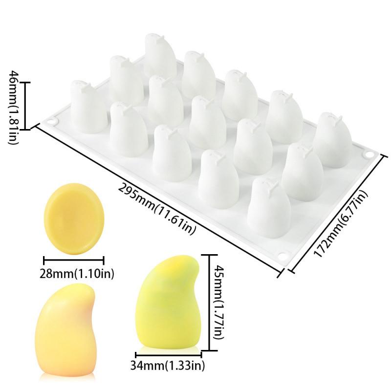 Mango Silicone Cake Mold for Fruit Mousse Homemade Dessert Pastry Bakeware  for Birthday Party