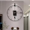 Modern Wall Clock Luxury Metal Wall Clock Dining Room Large Decorative Hanging Clocks Living Room Art Decoration Accessories