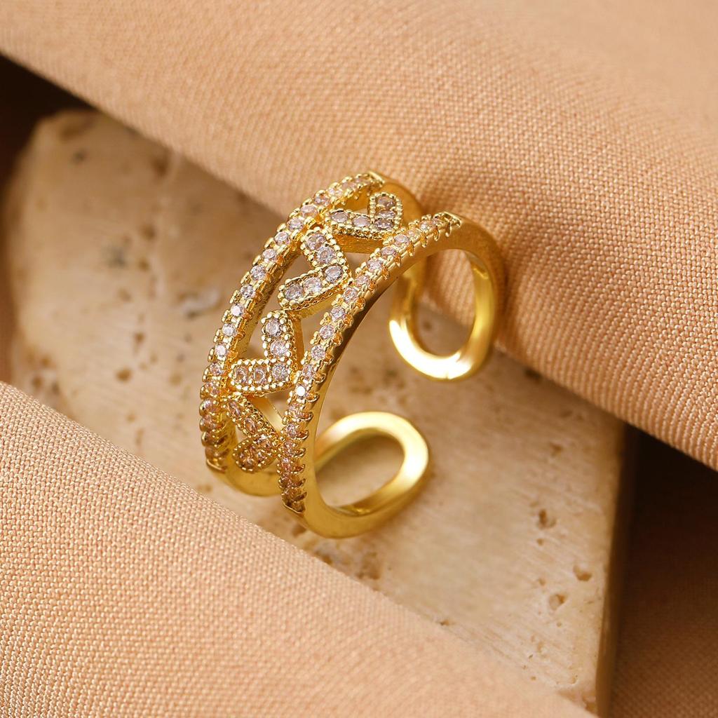 High-End Cross-Border Fashion Bow Ring for Women - European & American Style Open Index Finger Accessory