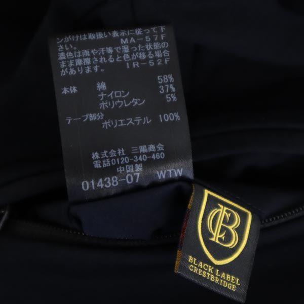 BLACK LABEL CRESTBRIDGE Sanyo Shokai Long Pants 76 Black Series Side Line Men's Used