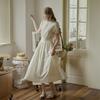 Peulaudeumali Pm_Lace Trim Embroidery Pleated Dress