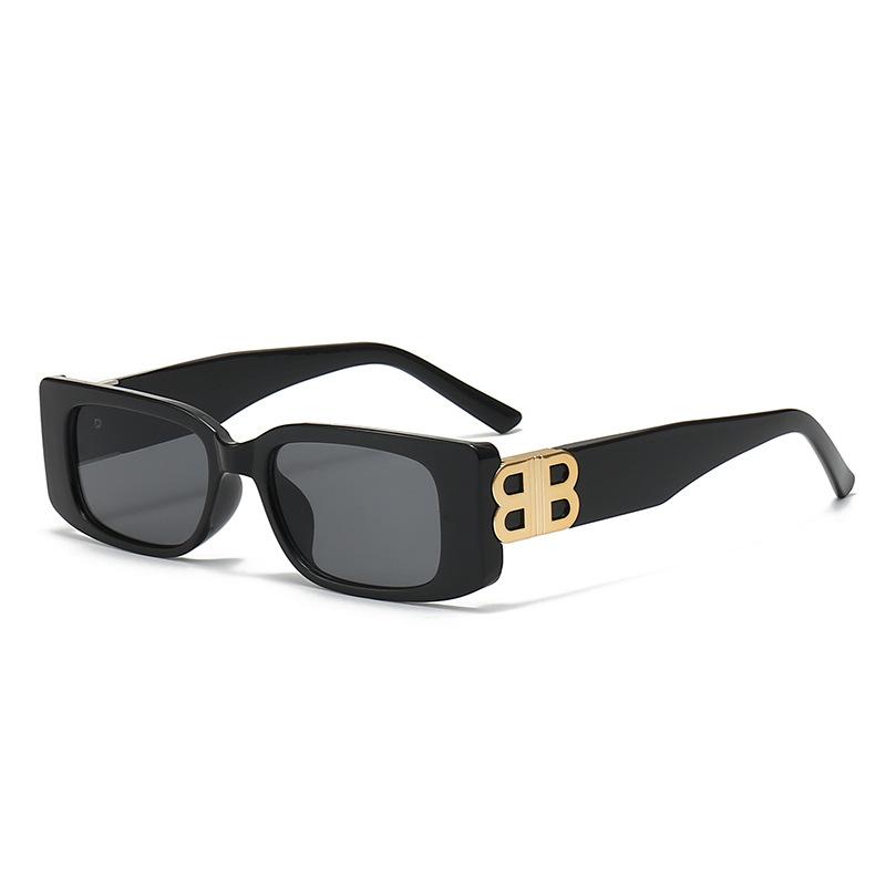 JYL TS Small Square Sunglasses  Style For Women M5435 A-1314 коричневато-жёлтый