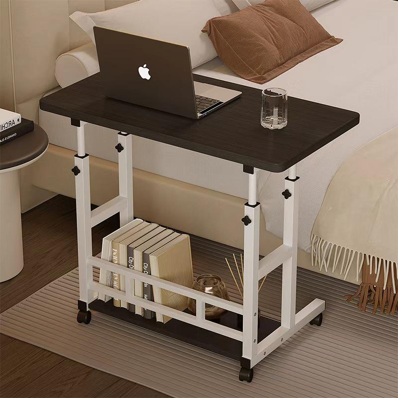 Mobile Study Desk: Adjustable Bedside Computer Table for Dorms & Bedrooms