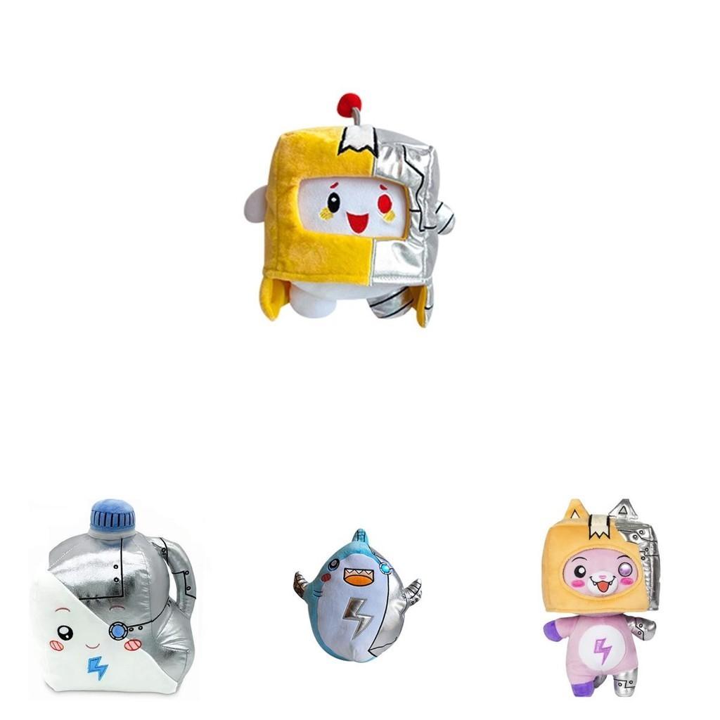 Lankybox Plüschtiere Led Boxy Stofftier für Kinder Weich und Bequem