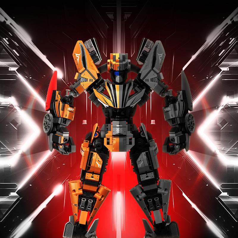 SEMBO BLOCK  672pcs Robo Suit Series Car Deformation Model Assembly Building  Block Bricks Kids Toys for  Boys Christmas  Gifts