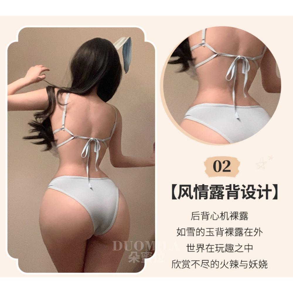 New Sexy Lingerie Into Cos Bunny Sexy Seduction Bow Sweet Cosplay Bunny Onesie