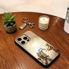 Chinese Shadow Puppetry Phone Case  Soft  Silicone Black For IPhone 17 16 15 14 13 12 11 X XR Plus Pro Max Plus
